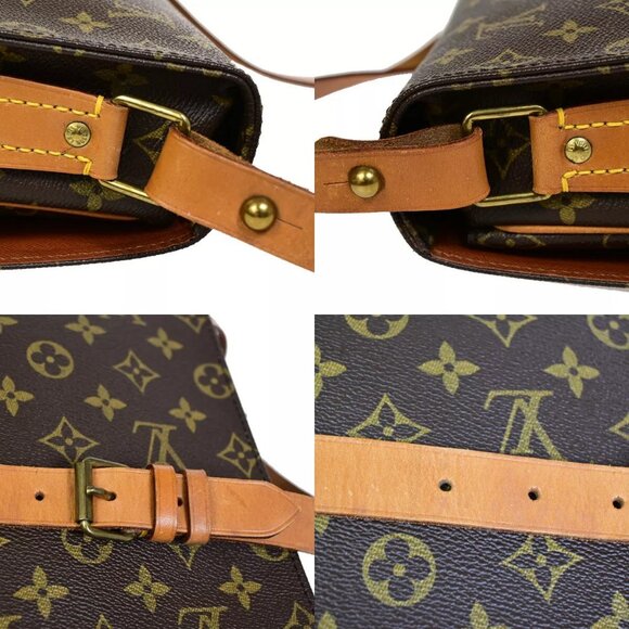 LOUIS VUITTON Cartouchiere GM Shoulder Bag Monogram Leather Brown - Picture 13 of 16